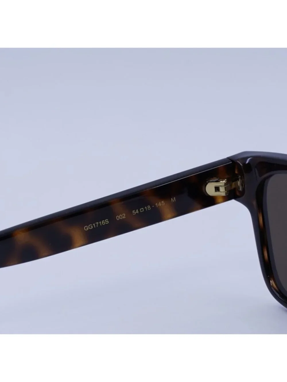 Gucci GG1716S 002 Sunglasses Havana Square Frame, Brown Lenses